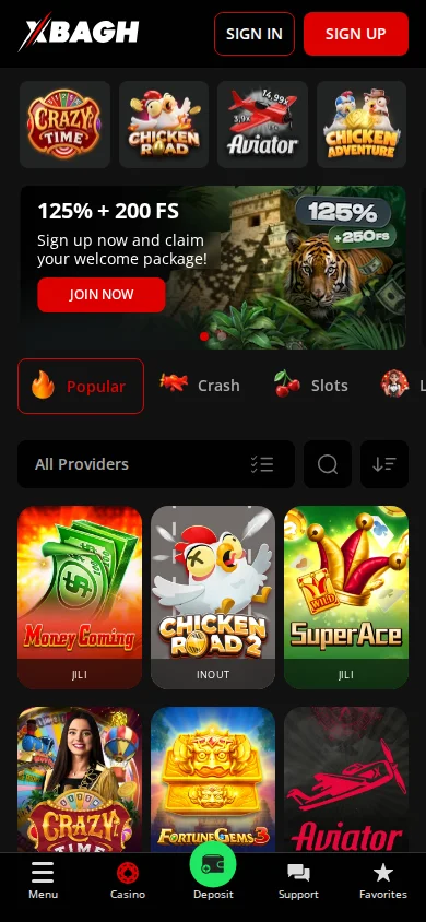 Download the Xbagh Casino App